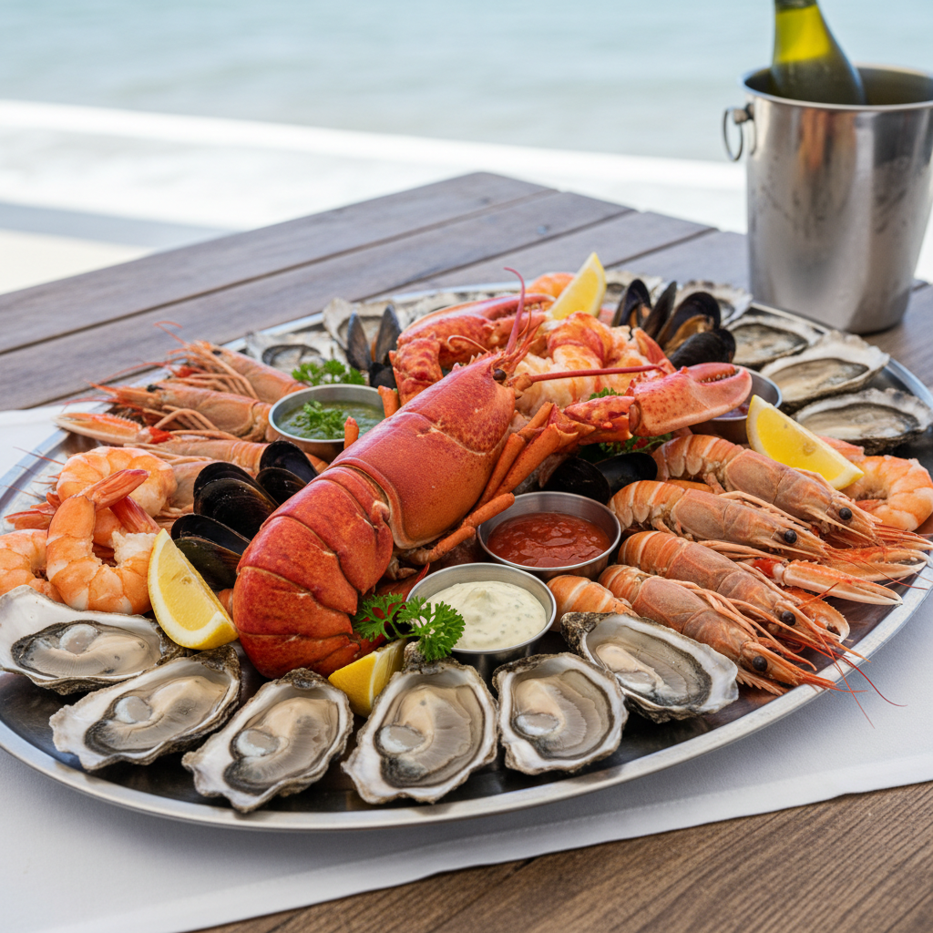 Plateau de fruits de mer Le marin d’eau douce